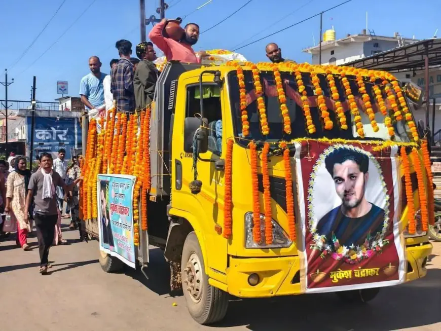 छत्तीसगढ़ मे युवा पत्रकार मुकेश चंद्राकर की हत्या से सोशल मीडिया मे आक्रोश...