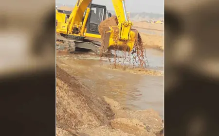 पैलानी के सांडी मे मौरम खण्ड एक संचालक ने आते ही ग्यारह लोगों पर लिखाया रंगदारी का मुकदमा....