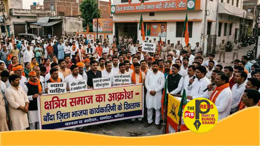 बांदा : बीजेपी जिला कार्यकारणी समिति से जानबूझकर क्षत्रिय असंतोष का माहौल....