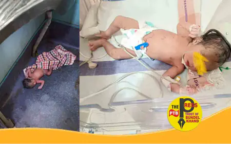 कटनी जंक्शन में ट्रेन के बाथरूम में दुधमुंहे बच्चे को छोड़कर लापता....