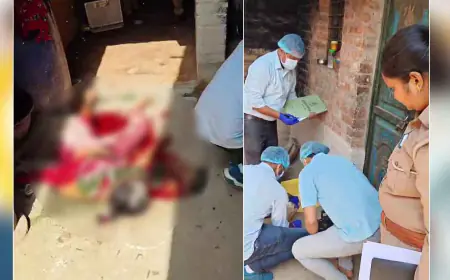 बाँदा : मोबिन शेख ने पत्नी सरिफिया को कुल्हाड़ी से मार गिराया....