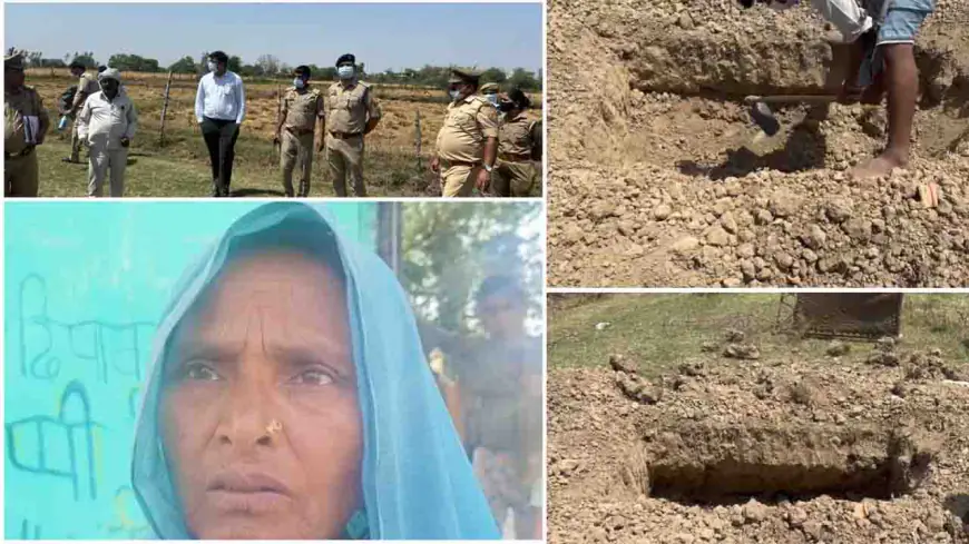 बाँदा : ग्राम मसुरी मे नौ दिन पहले नाबालिक लड़की की रहस्यमय मौत, मां की गुहार पर लाश कब्र से निकली...